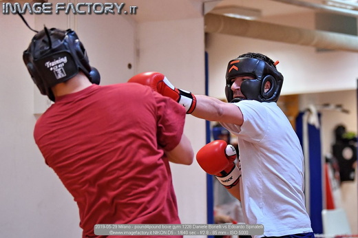 2019-05-29 Milano - pound4pound boxe gym 1228 Daniele Bonelli vs Edoardo Spinatelli